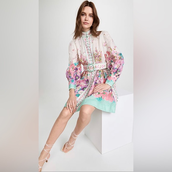 zimmermann button down dress